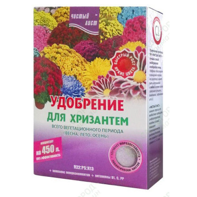 Добриво кристалічне для хризантем Чистий Лист / 300 г.