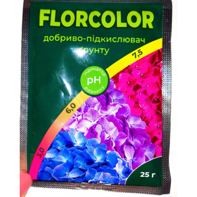Удобрение - подкислитель почвы "Florcolor" ТМ "Сенат" / 25 г.